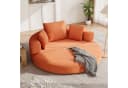 Merax Schlafsofa mit Schlaffunktion, Multifunktionales Sofa mit Cordstoffbezug Bild 2