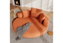 Merax Schlafsofa mit Schlaffunktion, Multifunktionales Sofa mit Cordstoffbezug Bild 3