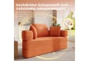 Merax Schlafsofa mit Schlaffunktion, Multifunktionales Sofa mit Cordstoffbezug Bild 5
