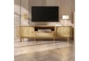 Merax TV-Schrank Rattan Landhausstil 165x37x46 cm Bild 3