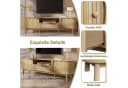 Merax TV-Schrank Rattan Landhausstil 165x37x46 cm Bild 5