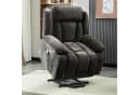 Merax Massagesessel mit 8-Punkt-Massagefunktion, Fernsehsessel mit USB-Anschluss, Relaxsessel mit Heizfunktion & Hebefunktion, Staufach & Seitentaschen Bild 1