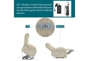 Merax Massagesessel mit 8-Punkt-Massagefunktion, Heizfunktion, USB-Anschluss Bild 4