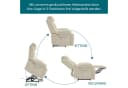 Merax Massagesessel mit 8-Punkt-Massagefunktion, Heizfunktion, USB-Anschluss Bild 5