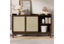 Merax Sideboard Retro Anrichte mit Schiebetüren und Schubladen Bild 2