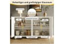 Flieks Mehrzweckschrank Cremeweiß mit 4 Türen Bild 5