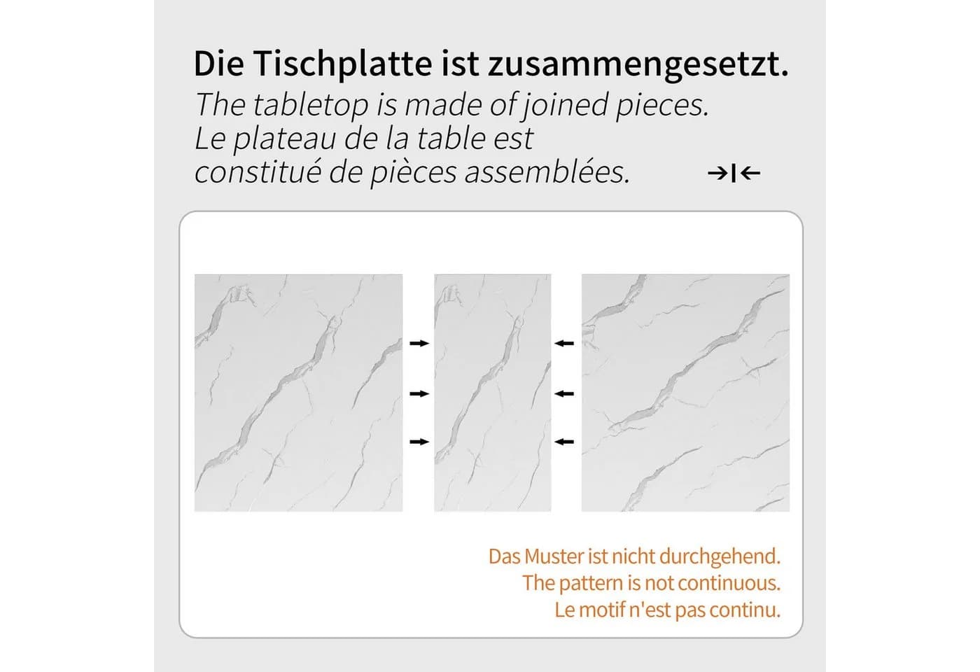 Flieks Essgruppe 9-tlg. Schwarz Samt Ausziehbar - Bild 4