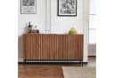 Flieks Sideboard 3 Türen Eichefarbe mit verstellbaren Böden Bild 1