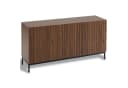 Flieks Sideboard 3 Türen Eichefarbe mit verstellbaren Böden Bild 4