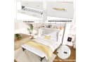 Flieks Schrankbett Umwandelbares Polsterbett Beige mit Schublade Bild 5