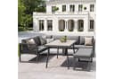Flieks Gartenlounge-Set 8-Sitzer Grau PE-Rattan Bild 3