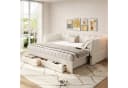 Flieks Daybett 90/180x200cm mit Schubladen & USB Bild 2