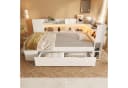 Flieks Daybett Holzbett 90x190cm mit USB, LED, Stauraum und Schublade Bild 1