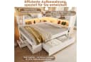 Flieks Daybett 140x200cm USB Typ-C LED Stauraumregal Bild 4