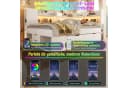 Flieks Daybett 140x200cm USB Typ-C LED Stauraumregal Bild 5