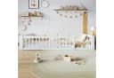 Flieks Kinderbett Bodenbett Plattformbett 90x200cm mit Gitter und Kissen Bild 1