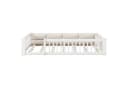 Flieks Kinderbett Bodenbett Plattformbett 90x200cm mit Gitter und Kissen Bild 5