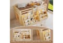 Flieks Hochbett Kinderbett mit Stauraumregal und LED Bild 5