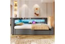Flieks Polsterbett 90/180x200cm mit Ausziehfunktion LED-Beleuchtung Bild 3