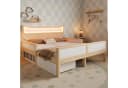 Flieks Kinderbett 140x200 mit LED & Stauraum Bild 1
