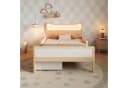 Flieks Kinderbett 90x200 cm mit LED-Beleuchtung & Schublade Bild 1