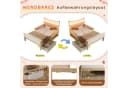 Flieks Kinderbett 90x200 cm mit LED-Beleuchtung & Schublade Bild 5