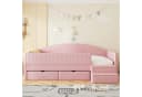 Flieks Kinderbett Einzelbett 90x190cm mit 2 Schubladen Treppe Rausfallschutz Bild 1