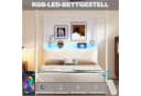 Flieks Himmelbett Weiß mit Stauraum und LED Bild 3