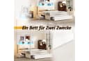 Flieks Himmelbett Weiß mit Stauraum und LED Bild 5