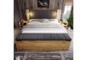 Flieks Holzbett Doppelbett 180x200cm Stauraumkopfteil USB Bild 3