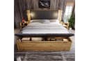 Flieks Holzbett Doppelbett 180x200cm Stauraumkopfteil USB Bild 4