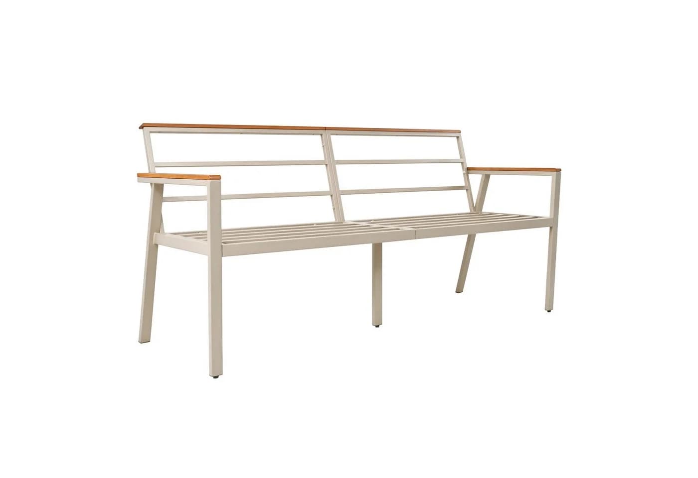 Flieks Gartenlounge-Set 6-Sitzer Beige mit Servierwagen - Bild 5