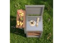 Flieks Garten-Geräteschrank Massivholz Edelstahl-Arbeitsplatte Bild 3