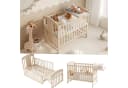 Flieks Babybett Nebenbett Kiefer Massivholz mit abnehmbarem Seitengitter Bild 2