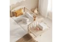 Flieks Babybett Nebenbett Kiefer Massivholz mit abnehmbarem Seitengitter Bild 5
