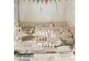 Flieks Kinderbett Massivholz Bodenbett mit Zaun Beige Bild 1