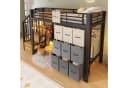 Flieks Hochbett Metall 90x200 mit Kommode & Stauraumtreppe Bild 3