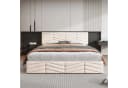 Flieks Polsterbett Hydraulisch Samt Beige Bild 3