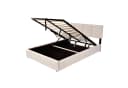 Flieks Polsterbett Hydraulisch Samt Beige Bild 5