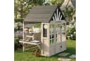 Flieks Outdoor-Spielküche Massivholz Hausform mit Wasserhahn Bild 2