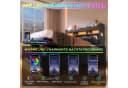 Flieks Polsterbett 180x200 mit LED & USB Stauraumbett Grau Bild 3
