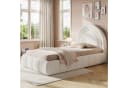 Flieks Polsterbett Hydraulisch Beige Bouclé Bild 1