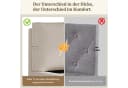 Flieks Polsterbett 180x200 Samt Beige Hydraulischer Stauraum Bild 4