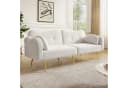 Merax Schlafsofa Bettsofa Klappsofa Wolkenform 3-fach verstellbare Rückenlehne Bild 2
