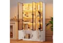 Merax Glasvitrine mit LED-Beleuchtung steuerbar per App Bild 1