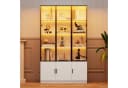 Merax Glasvitrine mit LED-Beleuchtung steuerbar per App Bild 2