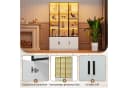 Merax Glasvitrine mit LED-Beleuchtung steuerbar per App Bild 5