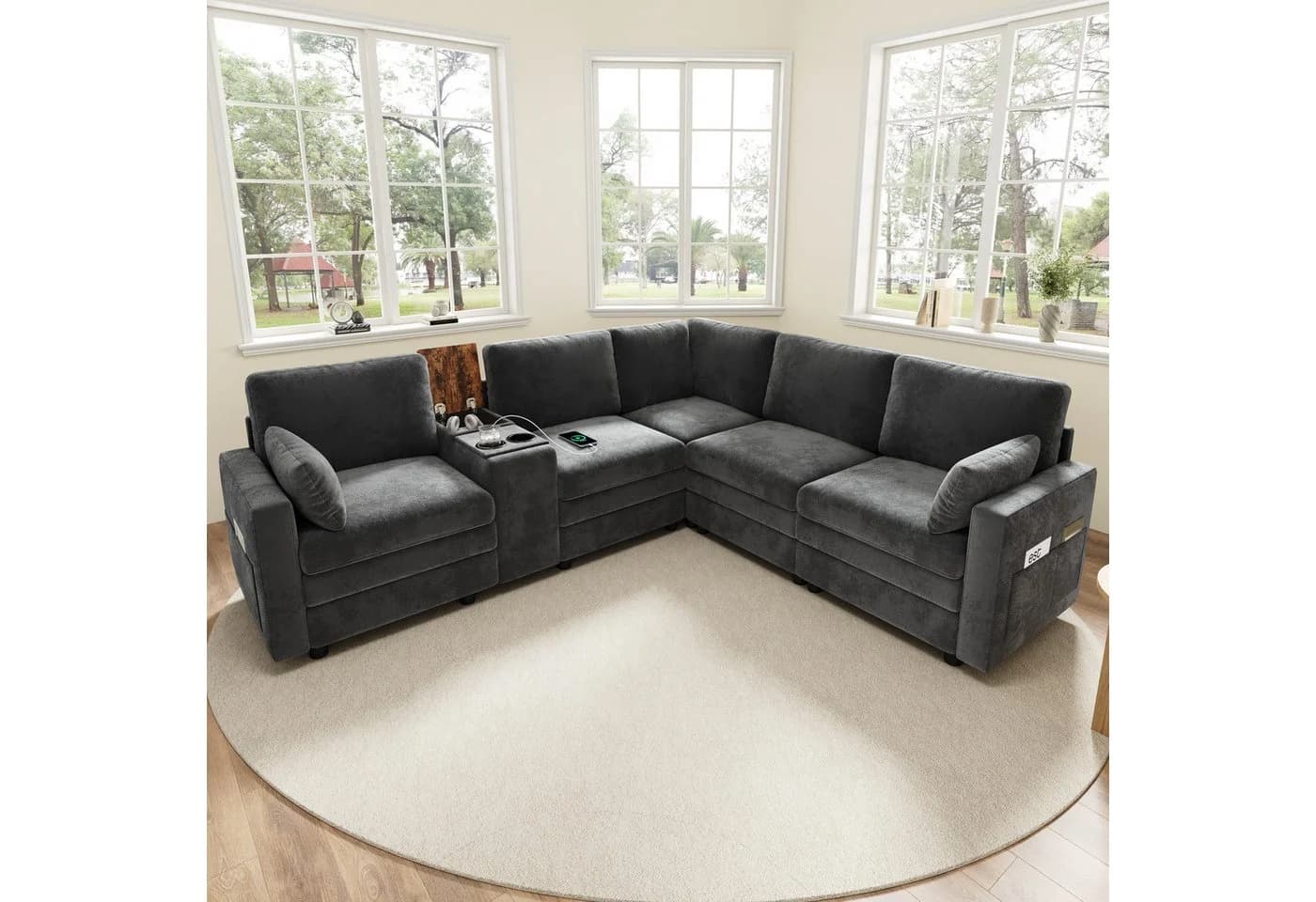 Modulares Ecksofa im modernen Stil - Bild 2