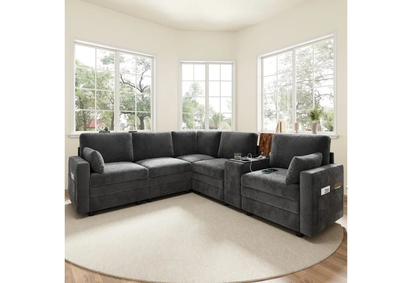 Modulares Ecksofa im modernen Stil - Bild 4