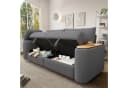 Merax 3-Sitzer Sofa Teddyplüsch modular Stauraum Bild 1
